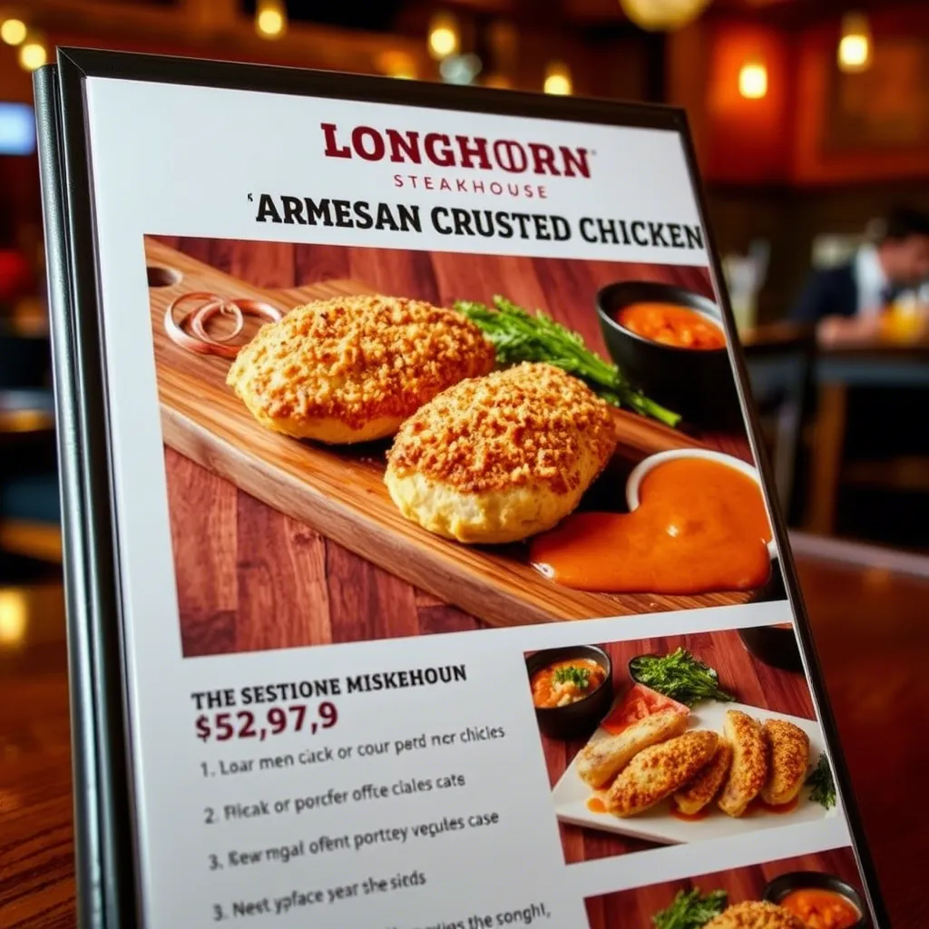 Longhorn Parmesan Crusted Chicken one product show 