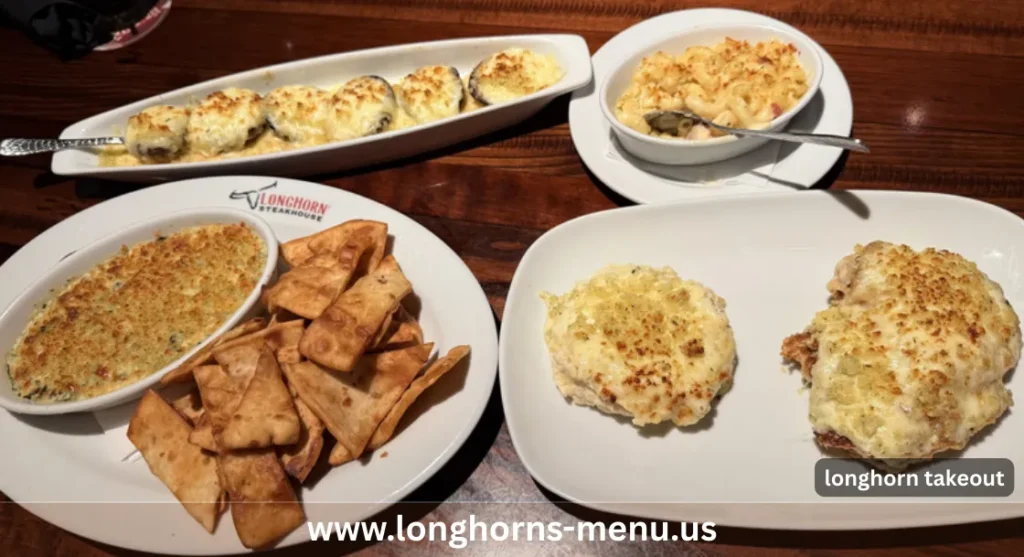 longhorn takeout menus items